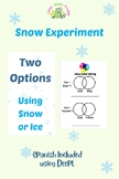 Color Mixing Snow or Ice Experiment, Young Scientist, Scie