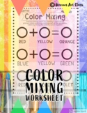 Color Mixing Workhsheet