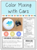 Color Mixing with Cars, PreK/Preschool Home Learning Lesson