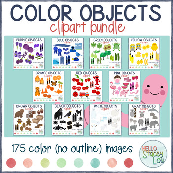 Pink Objects Moveable ClipArt for ESL Activities by SYLPH Creatives