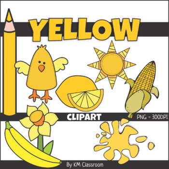 Download Color Objects YELLOW ClipArt by KM Classroom | Teachers ...
