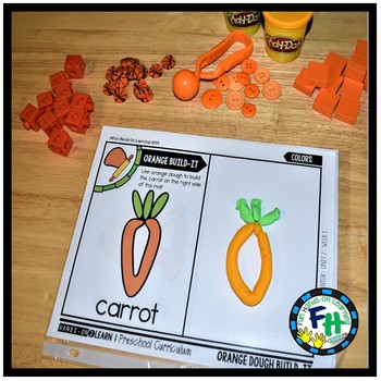 Color Orange Activity Pack for Preschool by Fun Hands-on Learning