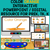 Color Orange Interactive PowerPoint / Digital Resource Pre