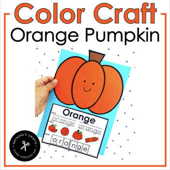 Preview of Color Orange Pumpkin Craft