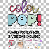 Color POP! Number and Number Sense Posters