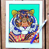 Stress Relief Activity- Coloring Pages Animal Edition