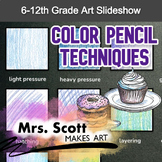 Color Pencil Techniques - Middle & High School Art Lesson 