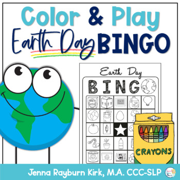 Preview of Color & Play: Earth Day BINGO
