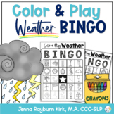 Color & Play: Weather BINGO