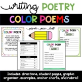 Color Poems Writing Activity and Template