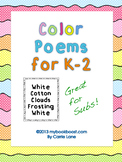 Writing Color Poems