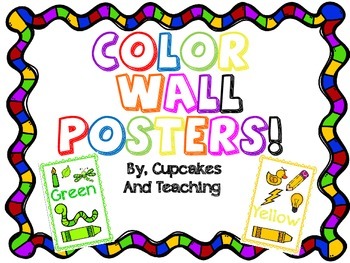 Preview of Color Posters=FREEBIE!