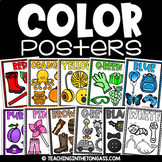 Learning Color Words Posters
