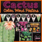 Color Posters Cactus Classroom Decor