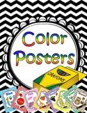 Color Posters Chevron and Crayons