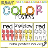 Color Posters | Classroom Decor | Bunny Rabbit