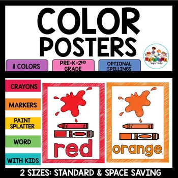 Preview of Color Posters Classroom Decor