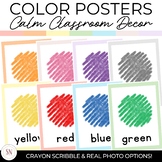 Color Posters | Crayon Scribbles | Real Photos | Calm Colo