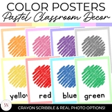 Color Posters | Crayon Scribbles | Real Photos | Pastel Co