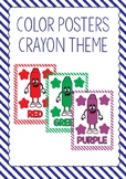 Color  Posters - Crayon Theme