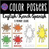 Color Posters (English, French, Spanish)