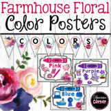 Color Posters- Farmhouse Classroom Decor