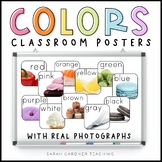 Color Posters | Food Theme | Real Photographs | Classroom Decor