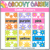 Color Posters | Groovy Garden Retro Decor | Editable