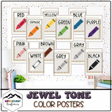 Color Posters | Jewel Tone Classroom Decor