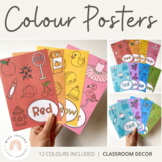 Color Posters | Modern Classroom Decor Colour Posters
