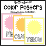 Color Posters // PATCHY PASTELS