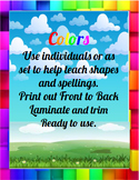 Color Posters and Match Flash Cards