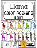 Color Posters in Llama Theme