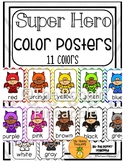 Color Posters in Super Friend Theme