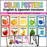 Color Posters with Real Photos & Clipart | English, Spanis