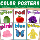 Color Posters with Real Pictures for Classroom Decor | Spe