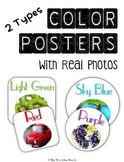 Color Posters with Real Pictures