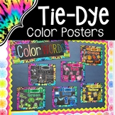 Color Posters with Words Tie Dye Classroom