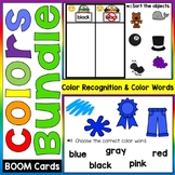 Color Recognition Color Words Boom Cards Bundle (Learning Colors)