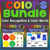 Color Recognition Color Words Digital Seesaw Bundle (Learn