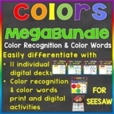 Color Recognition & Color Words Digital Seesaw & Print Act