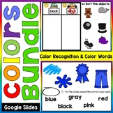 Color Recognition Color Words Google Slides Bundle (Learni