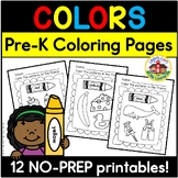 Color Recognition Worksheets | Coloring Pages for Preschool