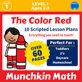Color Red Curriculum | Learning Colors For Toddler, and 2's