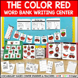 Color Red Word Bank Writing Center
