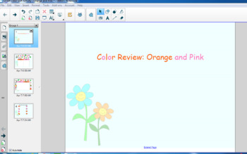 Preview of Color Review Orange and Pink