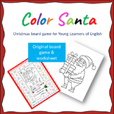 Color Santa Christmas Board Game