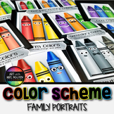 Color Scheme Family Portrait Posters