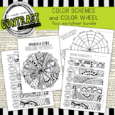 Color Scheme Theory and Color Wheel Printable Worksheet 4 