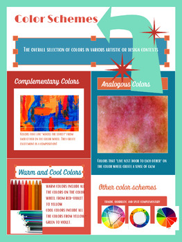 Preview of Color Schemes Art Room Poster